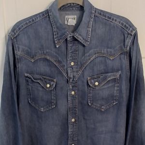 Lucky Brand Denim Western Button-down